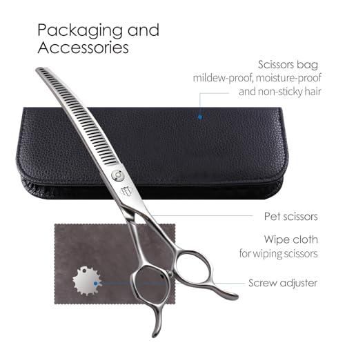 Dog Grooming Scissors (Thinner / 7.0 inch)
