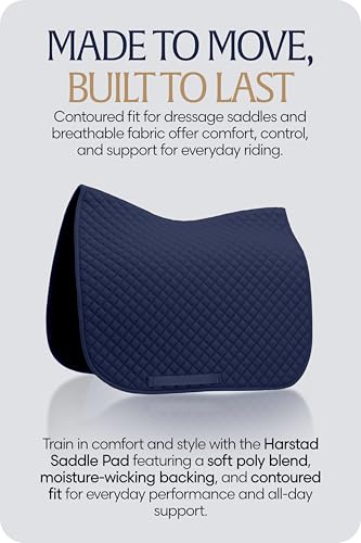 Harstad Horse Saddle Pad Dressage (Navy / Horse)
