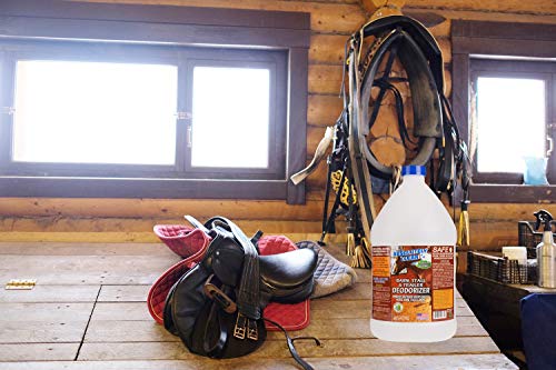 Barn, Stall, or Horse Trailer Deodorizer, Natural-Based Cleaning Spray (128oz) (128oz)