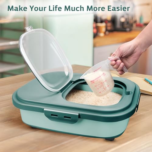 Rice Storage Containers (Green)