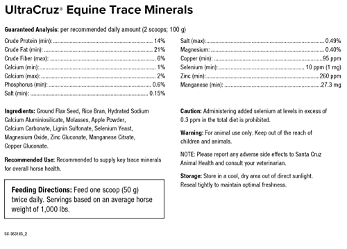 Equine Trace Minerals