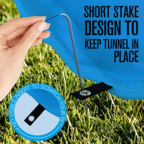 Dog Tunnel Dog Agility Tunnel (Blue)