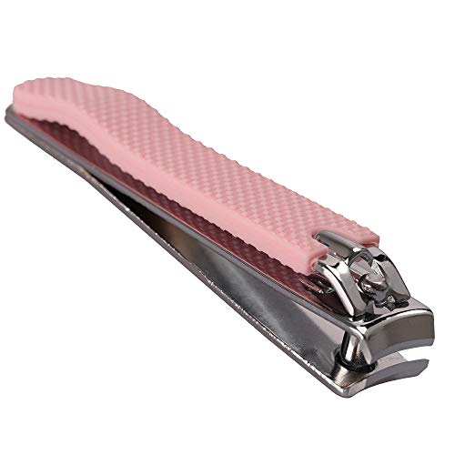 2pcs Set Nail Clippers Set Portable Nail Scissors Toenail Clippers Nail Clippers (Pink)