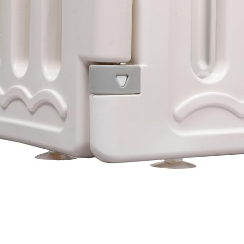 Dog Playpen w (White / 8 Panels)