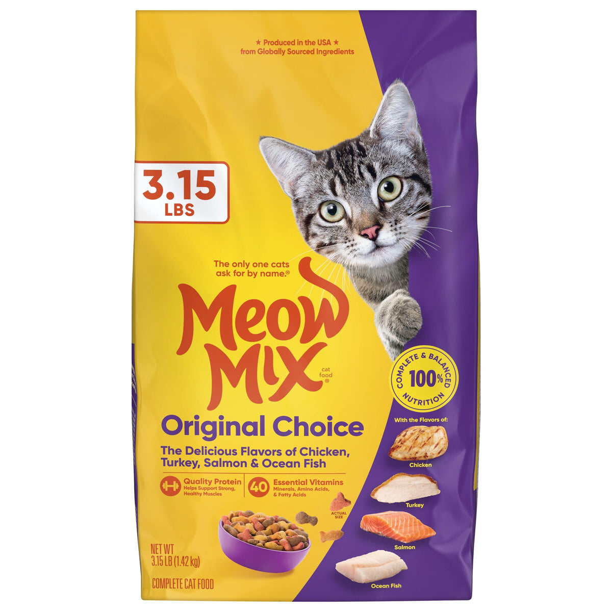 Original Choice Dry Cat Food (3.15 Pound (Pack of 4))