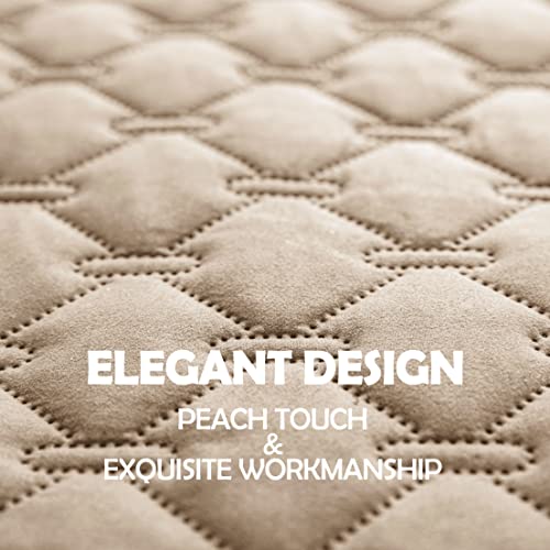 Waterproof Pet Couch Cover (30x80 Inch (Pack of 1) / Dark Beige/Light Beige)