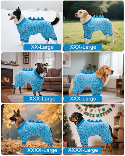 Shark Costume Dog Pajamas (XXXX-Large / Shark style)