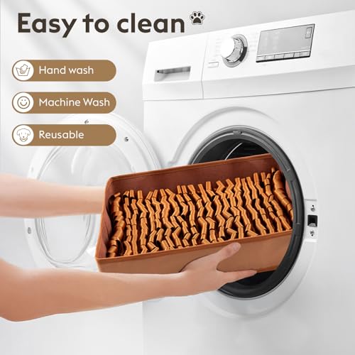 Snuffle Mat for Dogs (Brown / 17" X 15")