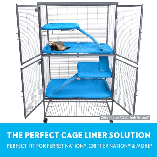 Fitted Fleece Liner Set for 2 (Blue / Double Unit Combo)