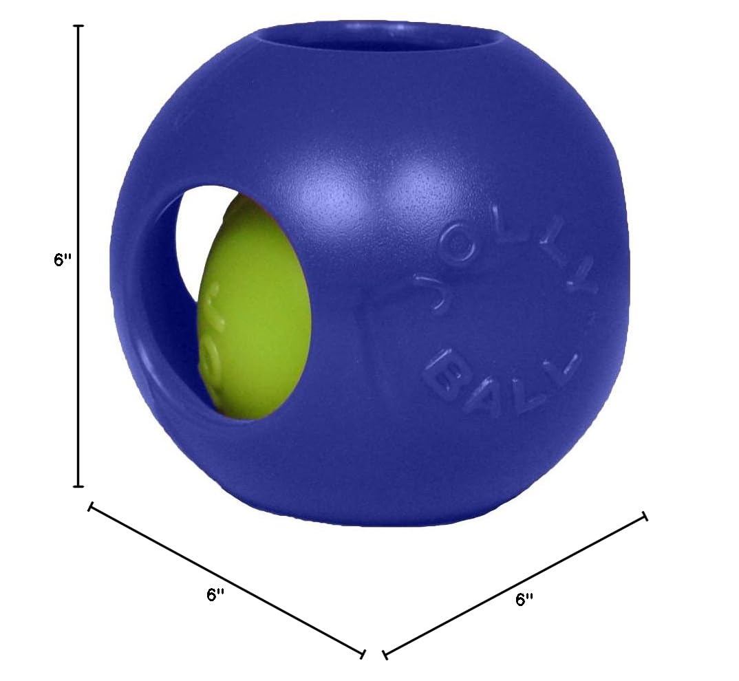Teaser Ball Interactive Dog Toy (Blue / Medium (6 in))