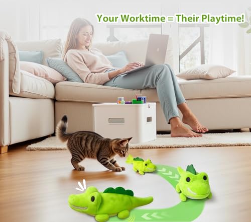 Interactive Cat Toys for Indoor Cats (Green)