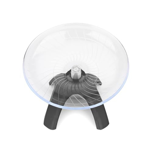 Silent Hamster Exercise Running Wheel Flying Saucer (Black)