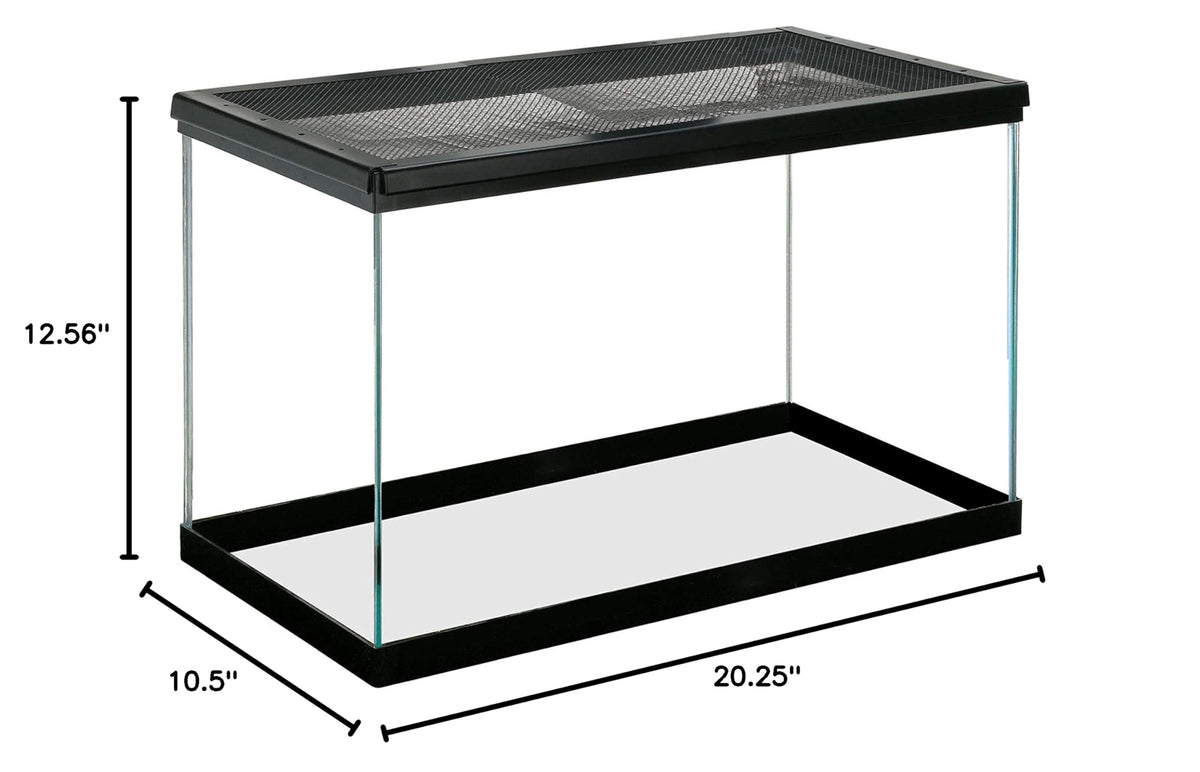10 Gallon Reptile Starter Habitat Kit (Terrarium)
