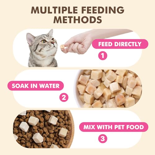Freeze Dried Chicken Breast Treats for Dogs & Cats (11.3 Ounce (Pack of 1))