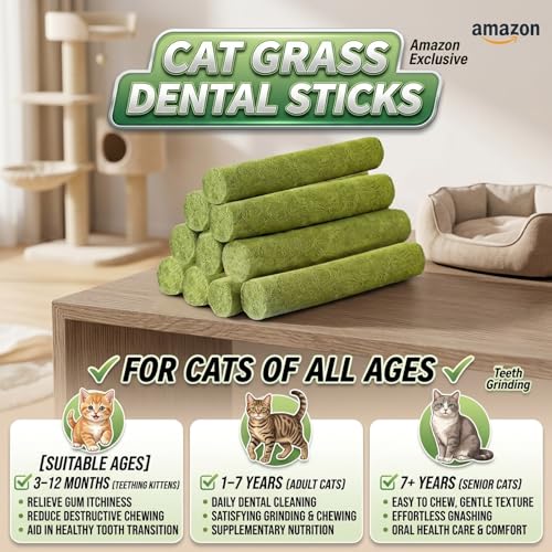 17PK Cat Grass Chew Sticks Freeze (17Pack)