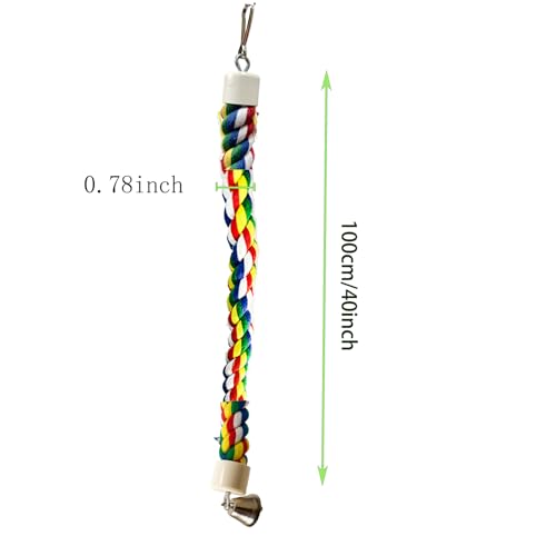 Bird Rope Perch & Birds Swing Set (polychrome / Medium)