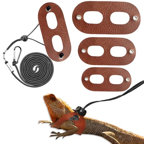 Bearded Dragon Travel Backpack with Harness and Leash Set (Green)