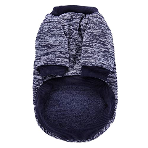 Dog Sweaters for Small Dogs (Navy blue / X-Large)