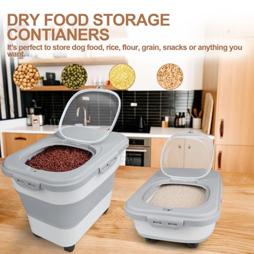 Dog Food Storage Container (Grey / Medium)