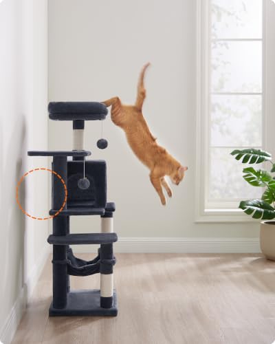 Cat Tree 44.1 (44.1 Inches / Smoky Gray)