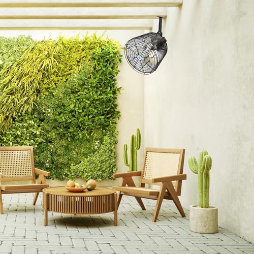 VK12 B VersaKool 12" Celling Wall Mount Air Circulator Fan