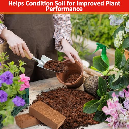 8 Pack Coco Coir Bricks for Plants (8 Pack)
