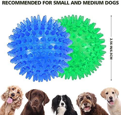6 Pack 2.5” Squeaky Dog Toy Balls (2.5" (Small Dog) / Set of 6)
