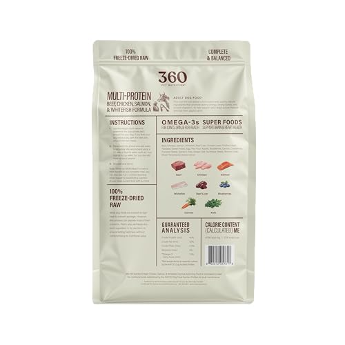 Freeze Dried Raw Dog Food (3 Pound (Pack of 2))