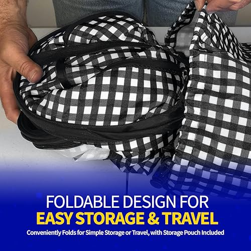 Extra Large Cat Carrier for Travel (Black)