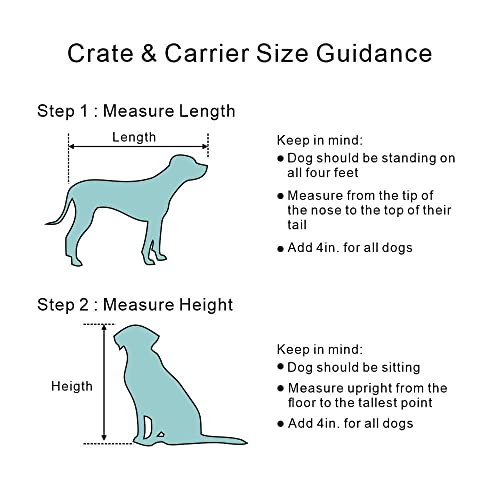 41 Inch Furniture Style Dog Crate for Medium Large Dogs (41"L x 28.3"W x 31.3"H / Weathered Grey)