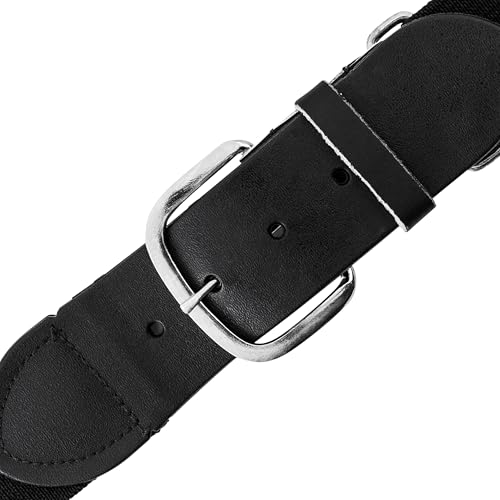 Baseball Softball Uniform Belt (Adult (22-46 Inches) / Black)