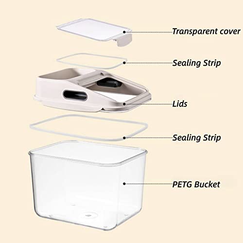 11LB Dog Food Storage Container (L:10"L x 7.5"W x 10"H)