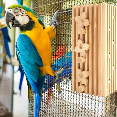 12x5x4 Macaw Toys Natural Wood Bird Chewing Block Large Parrots