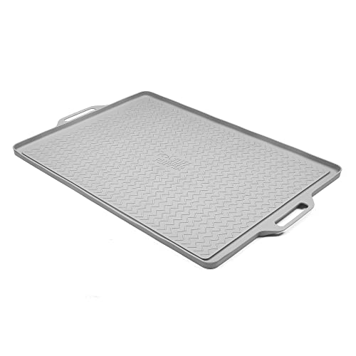 36x24 XXL Dog Feeding Mat for Food and Water (Gray / XX-Large - 36" x 24")