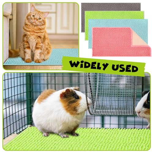 8 Pcs 24 x 35'' Guinea Pig Cage Liner (Gray, Green, Pink, Blue / 24x35)