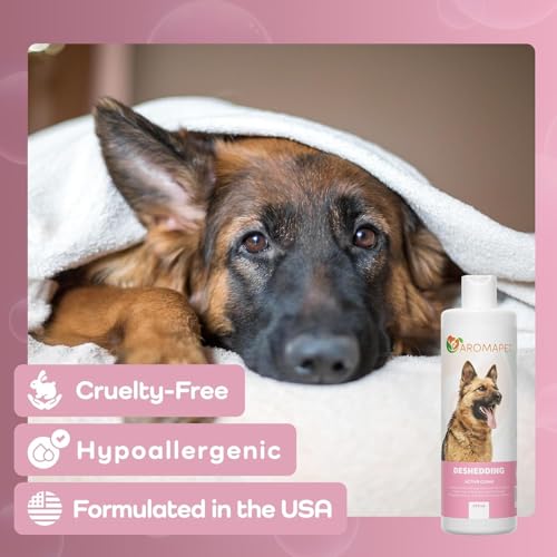 Deshedding Active Clean Dog Shampoo (German Shepherd / 16 Fluid Ounces)