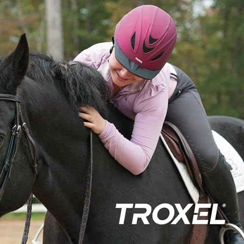 Intrepid Saddle Horse Riding Helmet (Medium / Mulberry)