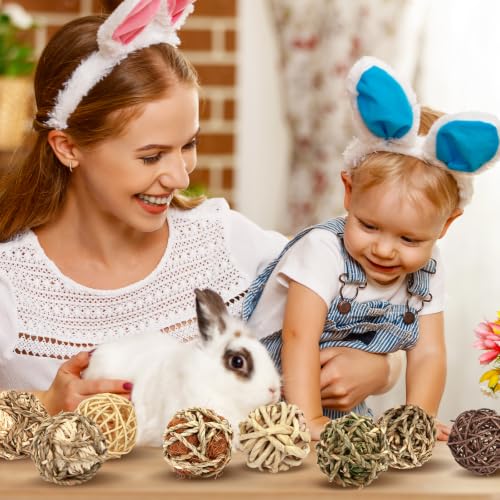 Bunny Rabbit Chew Grass Balls (8 Pack)