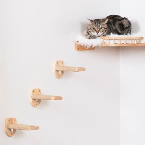 3pcs Cat Wall Steps (Standard / Wood)