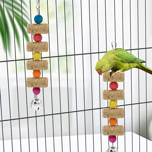 4Pcs Bird Chewing Toy (4Pcs-Cork Skewers Toy)