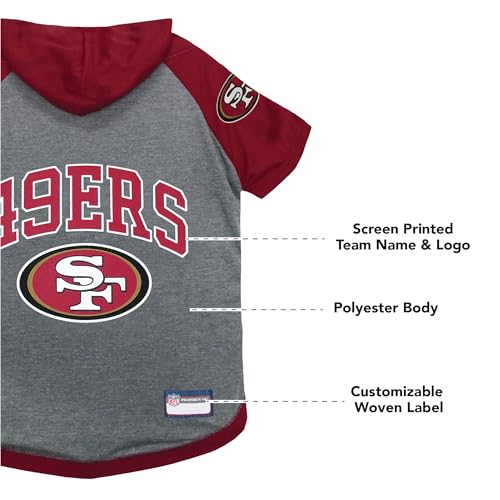 NFL San Francisco 49ers Hoodie for Dogs & Cats (Small / San Francisco 49ers)