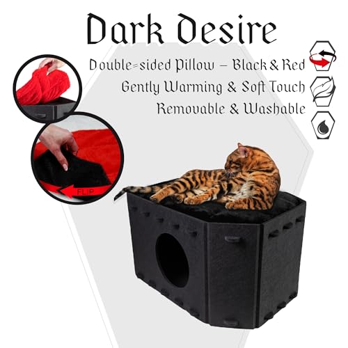 Gothic Cat Bed for Indoor Cats or Pets