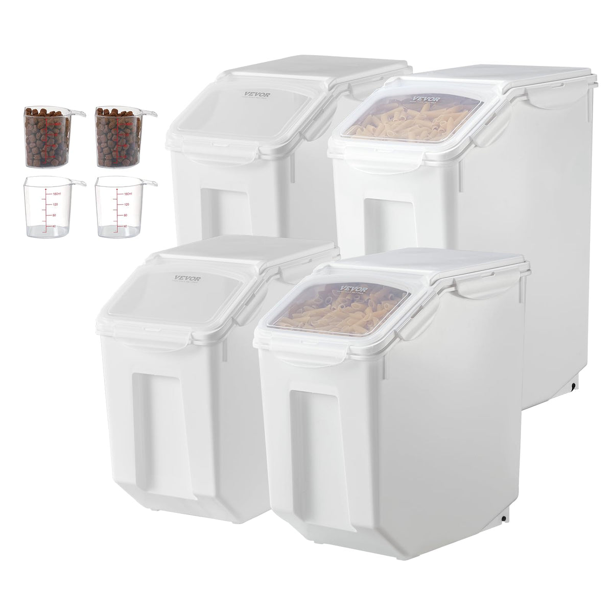Rice Storage Container (4.5 Gallon*2+3.5Gallon*2)