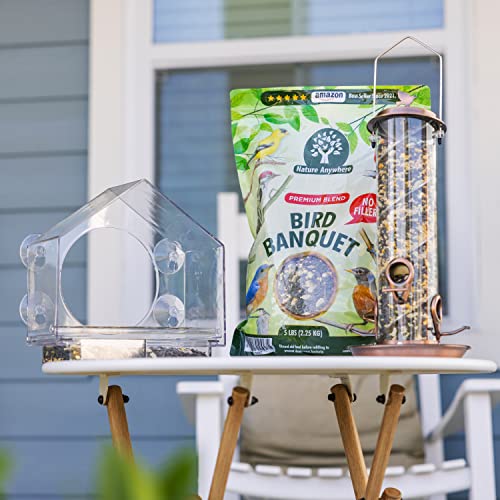 Bird Seed Bird Banquet Bird Seed for Outside Feeders (5 Pound (Pack of 1))