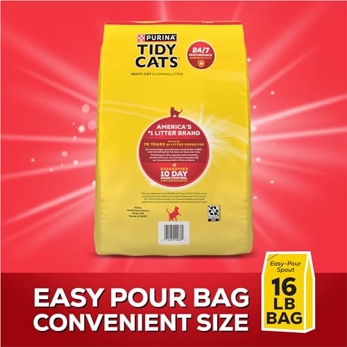 24 7 Performance Clumping Cat Litter (16 Pound (Pack of 1))