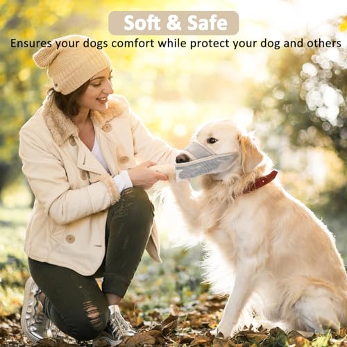 Dog Muzzle Anti Eating for Small Medium Large Dogs (S)