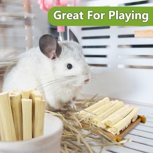 250g(0.55lbs) Sweet Bamboo Chew Sticks Rabbit Toys for Grinding