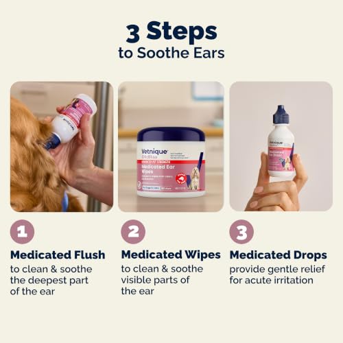 Oticbliss Dog Ear Infection Treatment & Ear Cleaner Flush 12oz (12oz Flush)