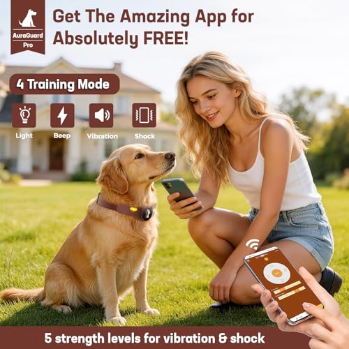 GPS Wireless Dog Collar Fence System with Free App Electric Dog Fence