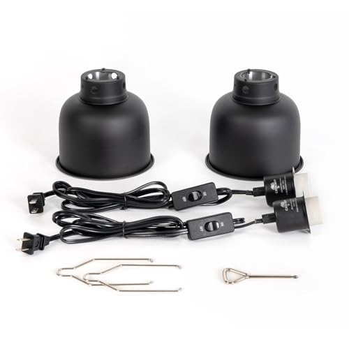 2 Pack Reptile Light Fixture (5.5in)